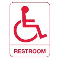 ADA Signage - Handicap Restroom (Pictogram Only)