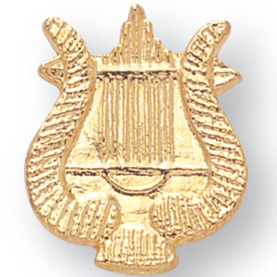 Music Lyre Chenille Pin