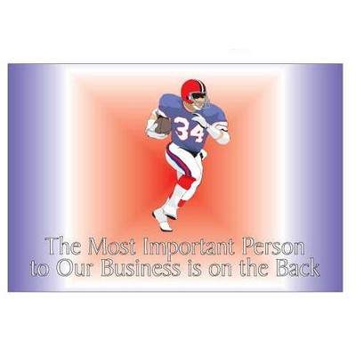 Football Player Photo Hand Mirror (2"x3")