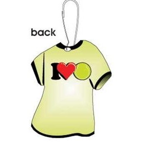 I Love Tennis T-Shirt Zipper Pull
