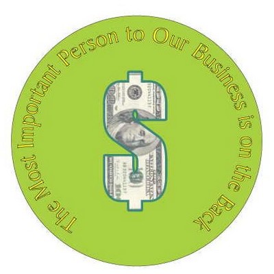 Dollar Sign $100 Bill Photo Hand Mirror (2½" Diameter)