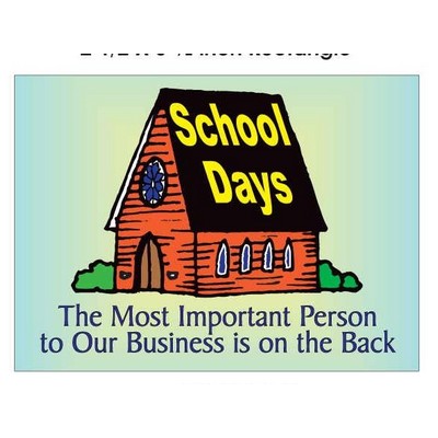 School Days House Photo Hand Mirror (2½"x3½")