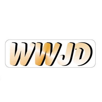 WWJD Promotional Magnet w/ Strip Magnet (8 Square Inch)
