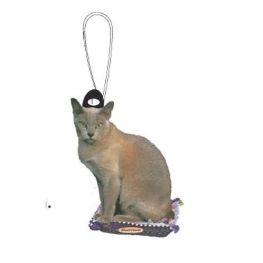 Burmese Cat Zipper Pull