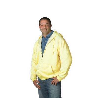 Thermal Lined Hooded Sweatshirt w/Zip Front - Imported