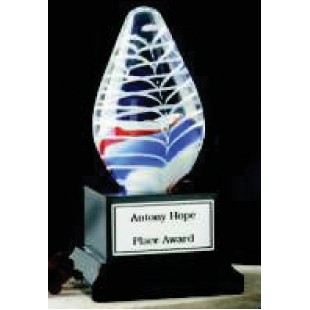 Hand Blown Glass Fantasia Multi Color Award