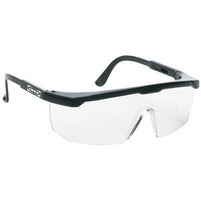 Large Clear Single-Lens Safety Glasses