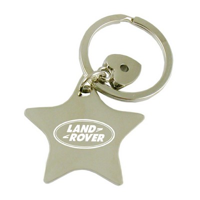 Star Metal Key Tag