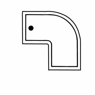 Elbow Pipe Key Tag - Spot Color