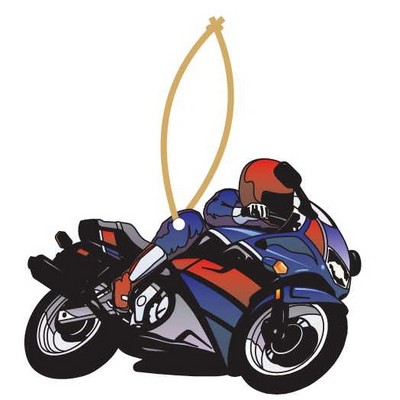 Import Motorcycle Executive Ornament w/ Mirrored Back (3 Square Inch)
