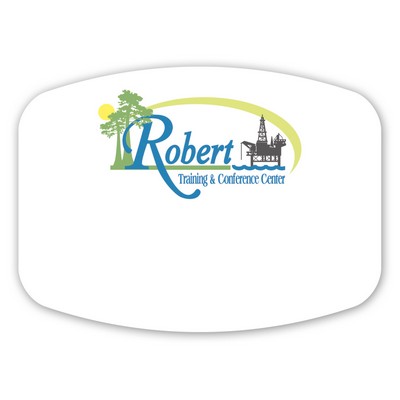 Laminated Name Badge (2.75X3.75") Arched Rectangle - No personalization included