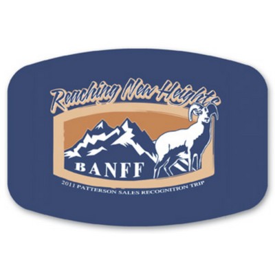 Laminated Name Badge (3.125"X4.625") Arched Rectangle - No personalization included