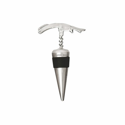 Classico Solid Stainless Steel Waiter's Corkscrew Top Bottle Stopper