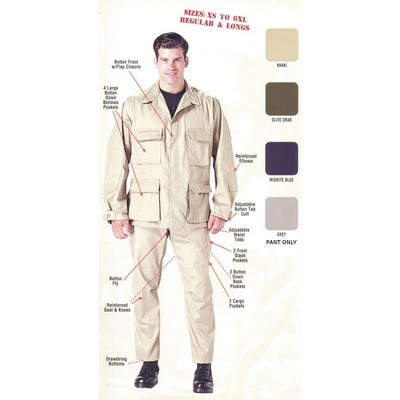 Solid Color BDU Pants