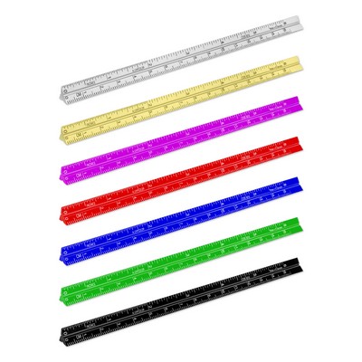 6" Everyday 3-sided Pocket Ruler