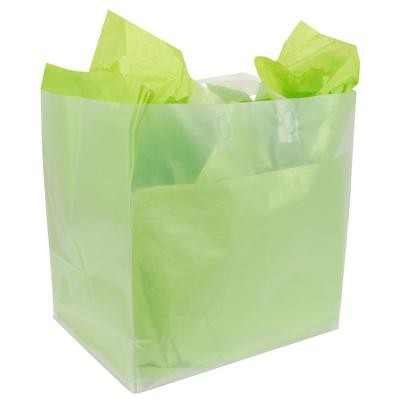 Frosty Clear Soft Loop Shopper Bag (14" x 10" x 14")