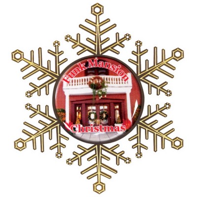 QUIKTURN Snowflake Holiday Ornament - 5 Day Production
