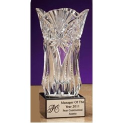 8.5" Executive Crystal Vase