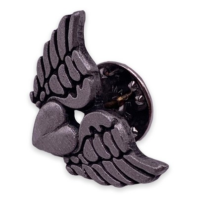 Winged Heart Lapel Pin