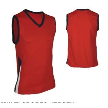 Women's Cool Mesh Multi Sport Jersey Shirt w/ Contrast Side Panel