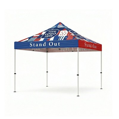 10'x10' Pop-Up Tent with Aluminum Frame (Full digital print)