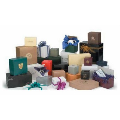 Gloss Colors on White 1 Piece Gift Box (14"x6"x6")