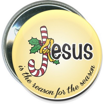 Christmas - Jesus is the Reason for the Season - 2 1/4'' Round Button