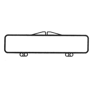 Rigid Clear Hinged Plastic Box (3 1/2"x11/16"x3/8")