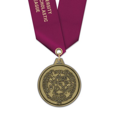 HL Medal w/Satin Neck Ribbon (1¾")