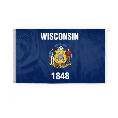 Wisconsin Flags 3x5 foot