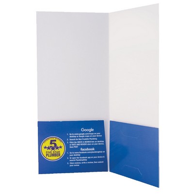 2 Pocket Presentation Folder (4" x 9")