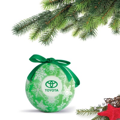 Shatterproof Ball Ornament (Green) with Gift Boxes