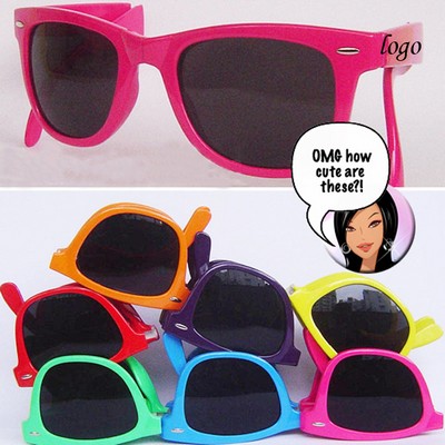 Collapsible Frame 2 Tone Sunglasses with UV400 Lenses