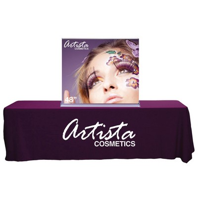 48" Silverstep Tabletop - 59"h Fabric Graphic Package
