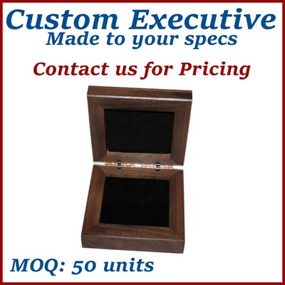 Custom Executive Presentation Wooden Box / Presentation Case - Made to Order