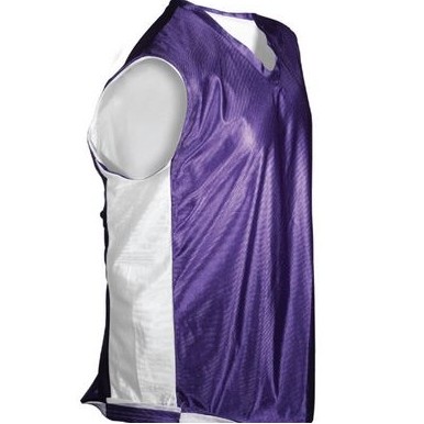 Youth Reversible Cooling Interlock Basketball Jersey Shirt w/ Cap Sleeve