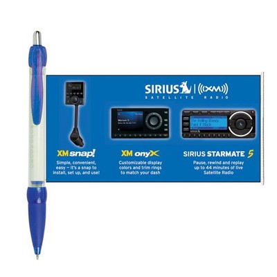 Plastic Ball Pen w/Banner