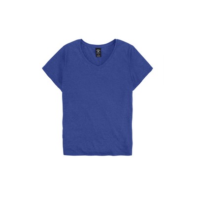 Hanes® Women's Perfect-T Triblend Short Sleeve V-Neck