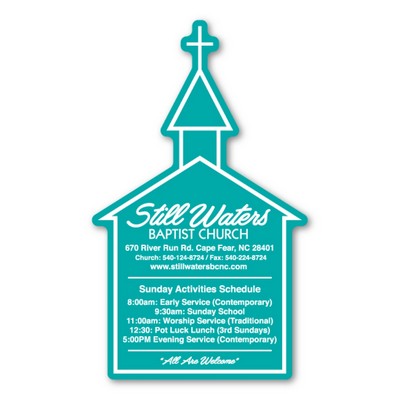 Church Magnet - 2.25" x 3.75" - 20 mil