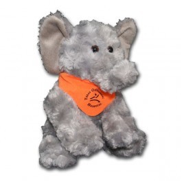 9" Gray Terry Elephant