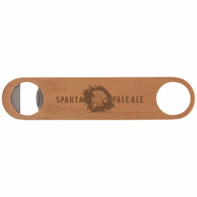 Wood Paddle Bottle Opener