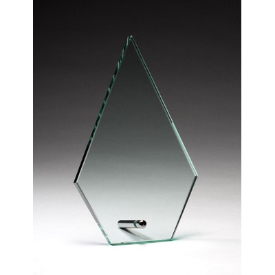 Small Jade Arrowhead Standing Glass