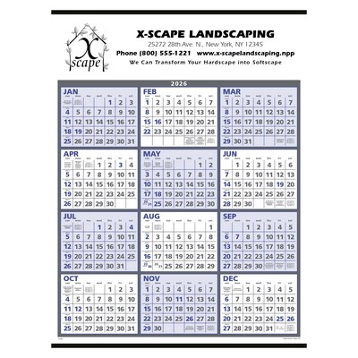 Triumph® Calendars Span-A-Year Calendar