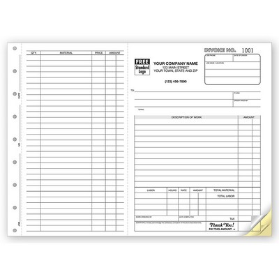 Work Order/Invoices (2 Part)