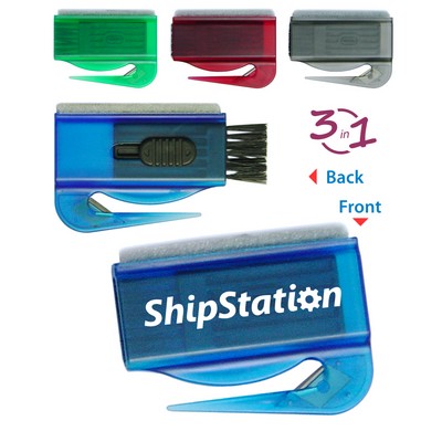 Union Printed - Letter Opener with Computer Brush & Screen - 1-Color Print