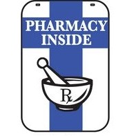 Stock Swing Sign (Pharmacy Inside - Single Sided Kit)