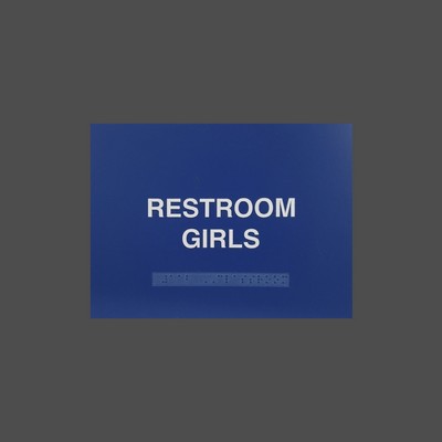 Plastic ADA Wall Sign (6"x10")