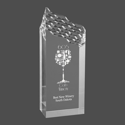 Silver Riptide Acrylic Award (3"x8")