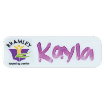 Full Color Erasable Badges (1½"x3")