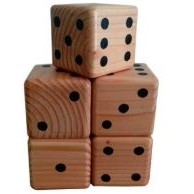 Custom Giant Wooden Dice